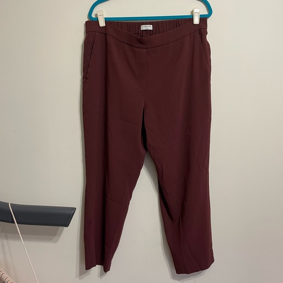 Babaton Maroon Cohen Pants - Picture 2 of 11